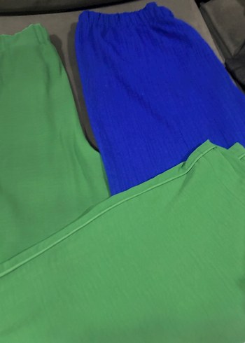 Sarı Bantlı Gri Oversize Denim Jean - Görsel 12