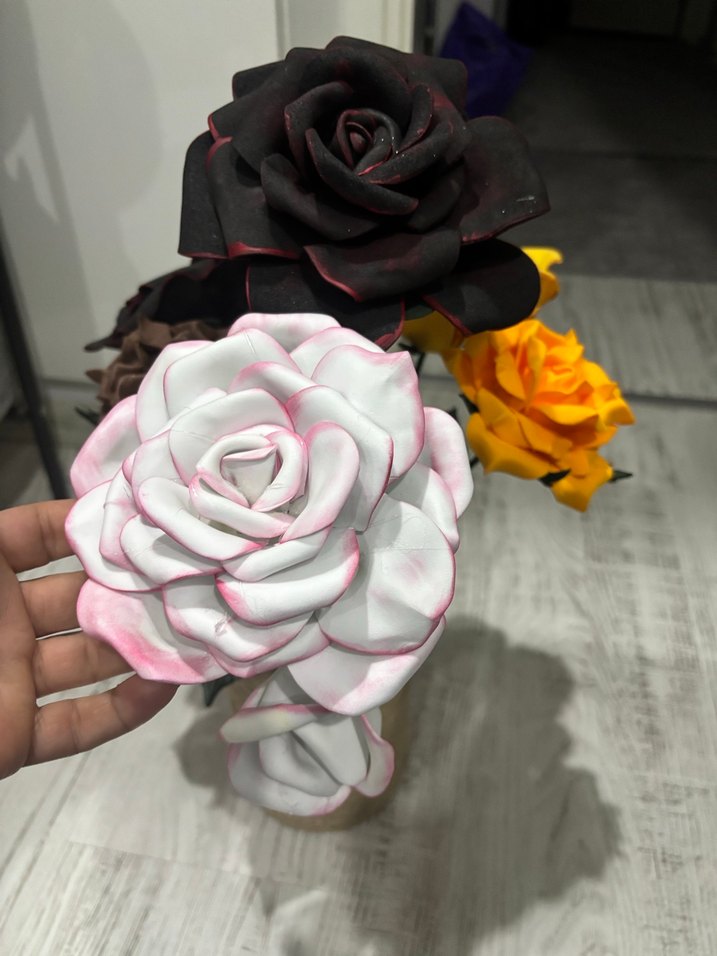 Pastel Renkli Dekoratif Yapay Çiçekler - Görsel 3