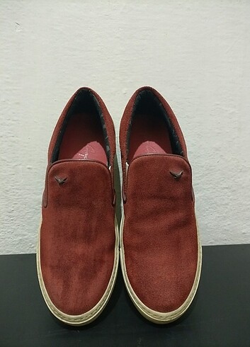 38 Beden bordo Renk Loafer babet ayakkabı