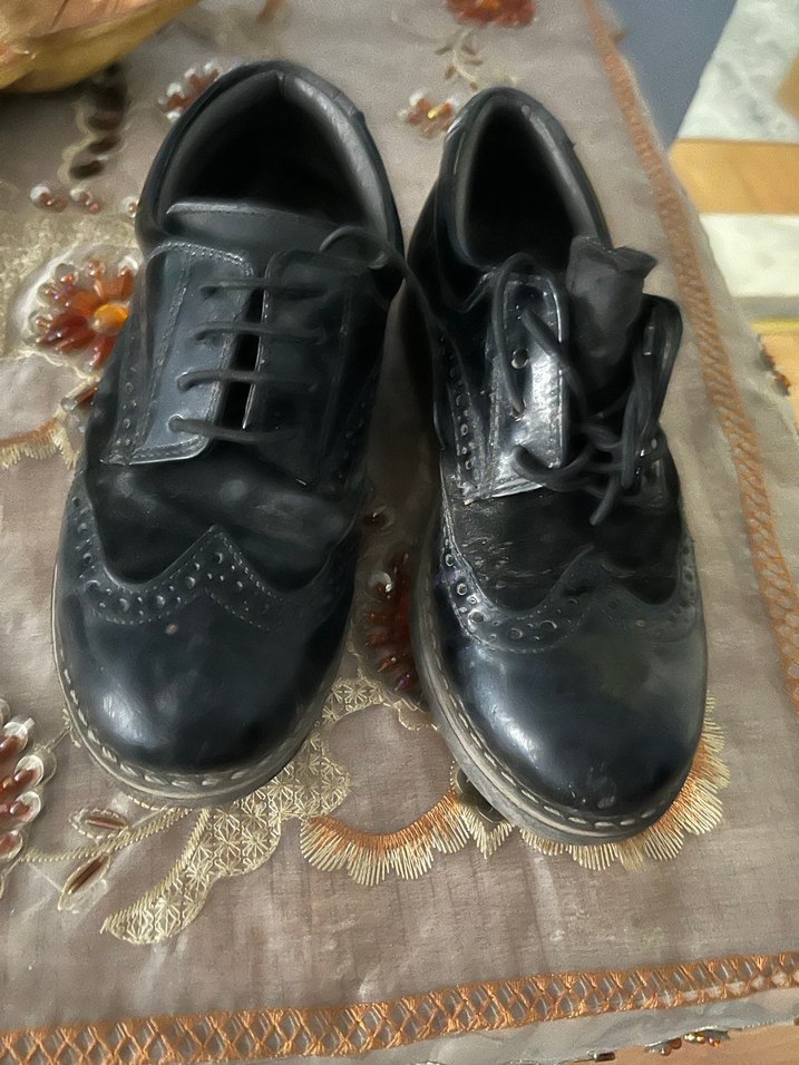 Parlak Siyah Deri Bağcıklı Erkek Çocuk Ayakkabısı - Görsel 3