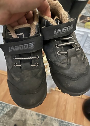 Erkek Çocuk Siyah Kamuflaj Cırtlı Bot - Görsel 2