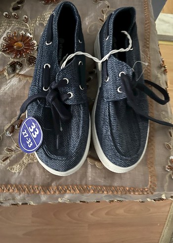 Mavi Gri Erkek Spor Ayakkabı Bağcığı - Görsel 2