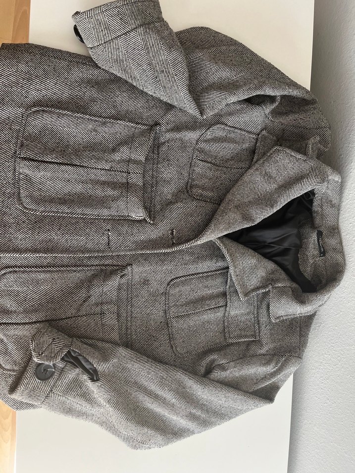 kadın kaşe kaban - Görsel 5