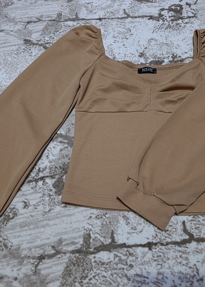 Kalp yaka bluz  - Görsel 2