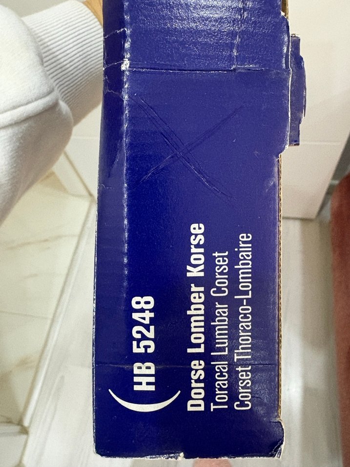 Bej Torakal Lomber Korse - Orta Boy - Görsel 3