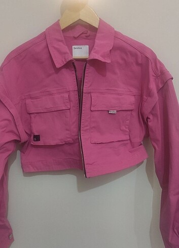 Bershka crop ceket sıfır etiketi yok 