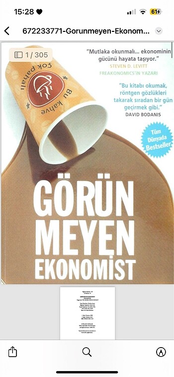 Görünmeyen ekonomist PDF