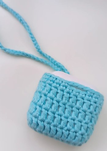 Renkli El Örgüsü Airpods kılıfları - Görsel 3