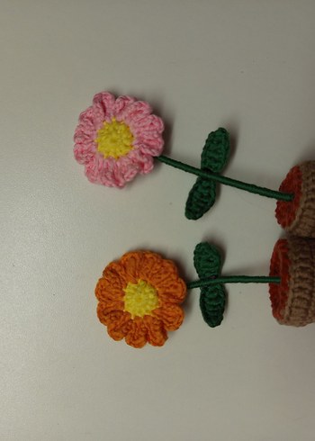 El Yapımı Bohem Çiçek magnetleri. - Görsel 4