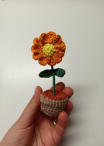 El Yapımı Bohem Çiçek magnetleri. - Görsel 3