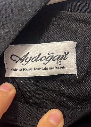 46 Beden siyah Renk Bir kere düğün de giyildi