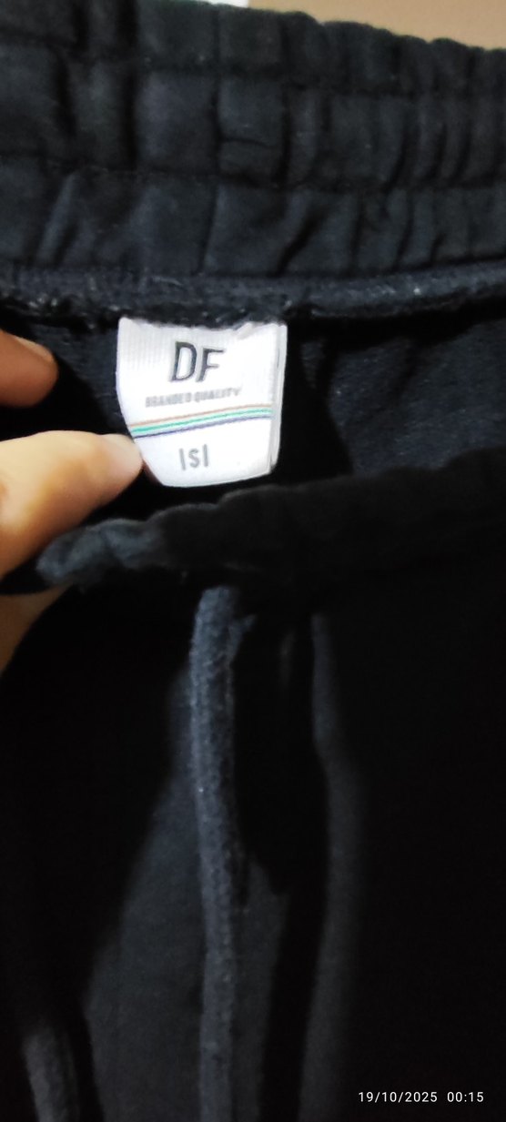 Siyah erkek Belden Bağlamalı Rahat Eşofman - Görsel 4