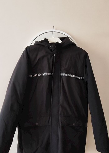 LCW Kids Siyah Erkek Çocuk Kaban - Görsel 4