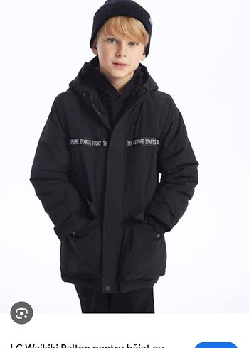 LCW Kids Siyah Erkek Çocuk Kaban - Görsel 2