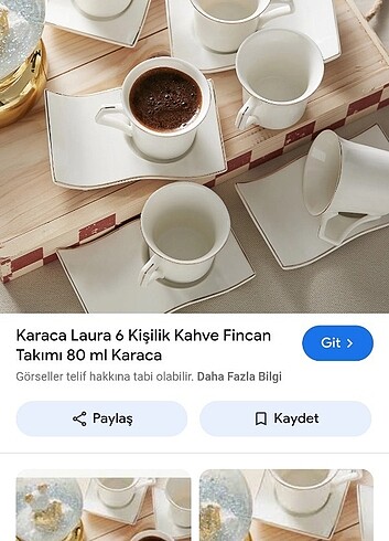Karaca fincan takımı 