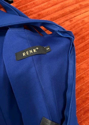 Straplez Lacivert Mini Elbise - Görsel 3