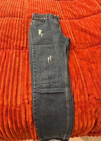 Trendyol düğmeli bol kesim kadın kot pantolon - Görsel 2