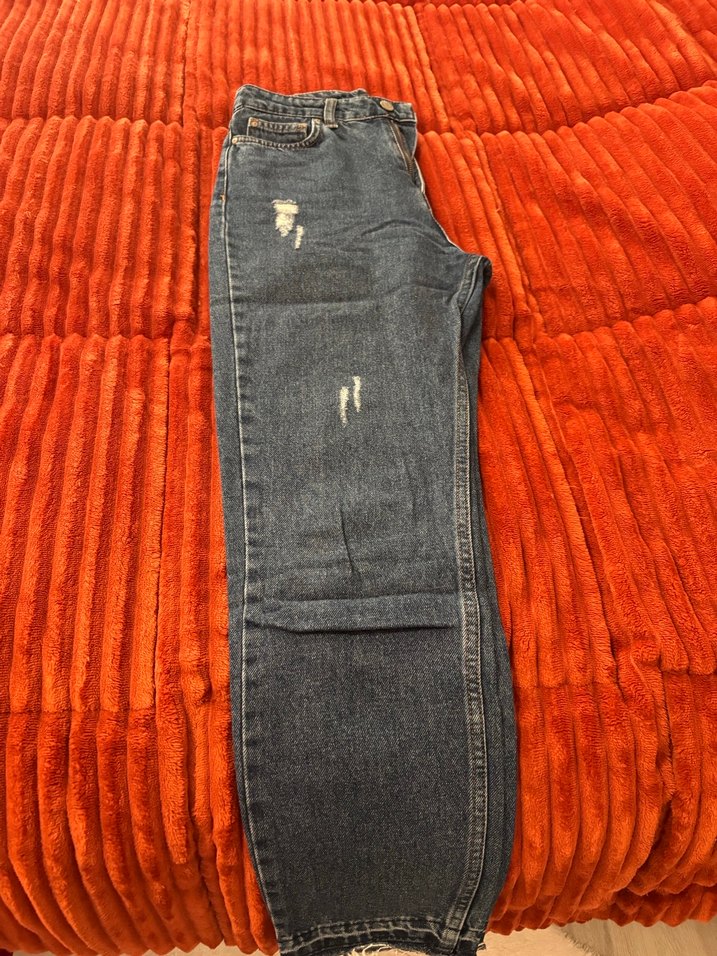 Trendyol düğmeli bol kesim kadın kot pantolon - Görsel 2