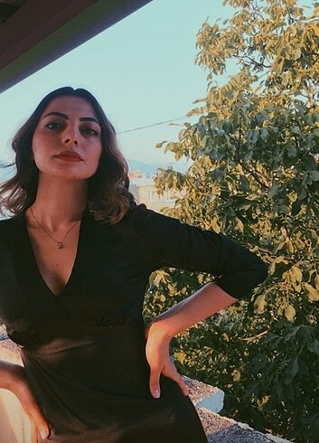 s Beden siyah Renk Elbise 