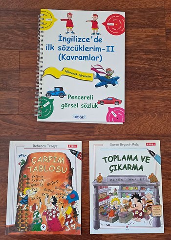 İngilizce İlk Kelimeler ve Matematik Kitapları
