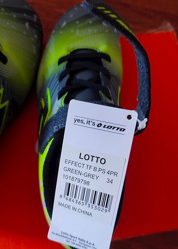 Lotto halı saha Renkli Spor Ayakkabı Velcro - Görsel 4