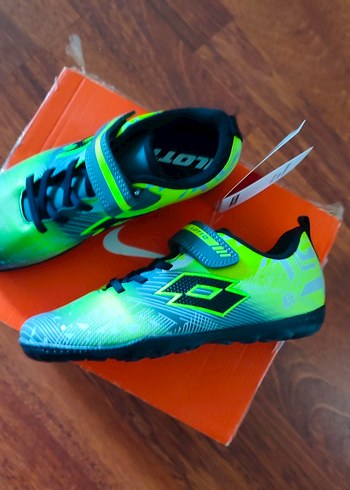 Lotto halı saha Renkli Spor Ayakkabı Velcro - Görsel 2