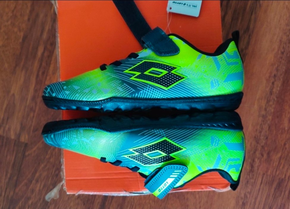 Lotto halı saha Renkli Spor Ayakkabı Velcro - Görsel 5