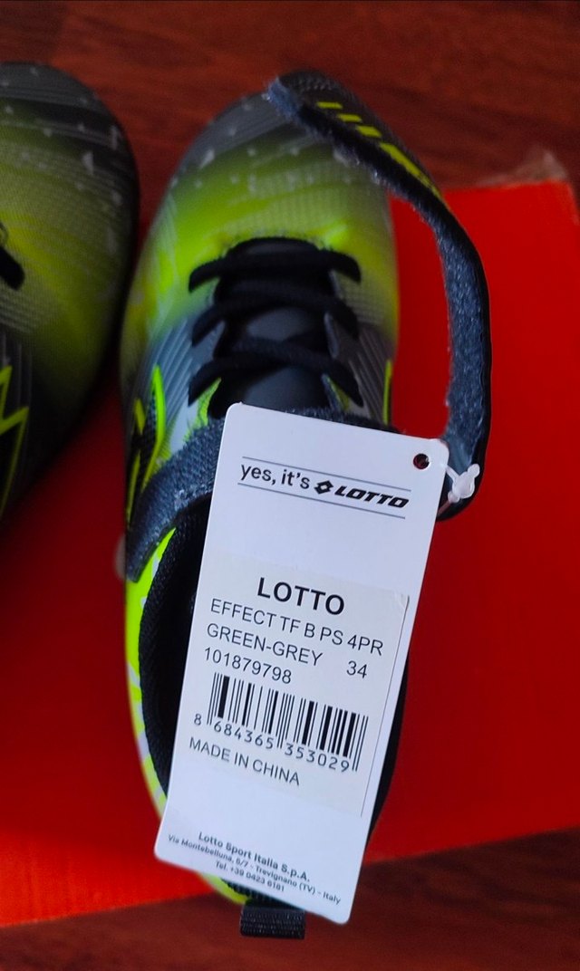 Lotto halı saha Renkli Spor Ayakkabı Velcro - Görsel 4