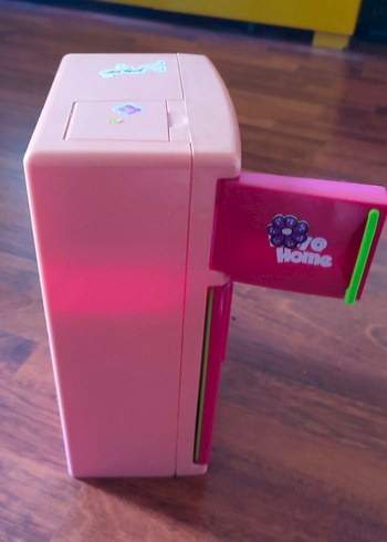 Renkli Pembe Çocuk Oyuncak buzdolabı - Görsel 5