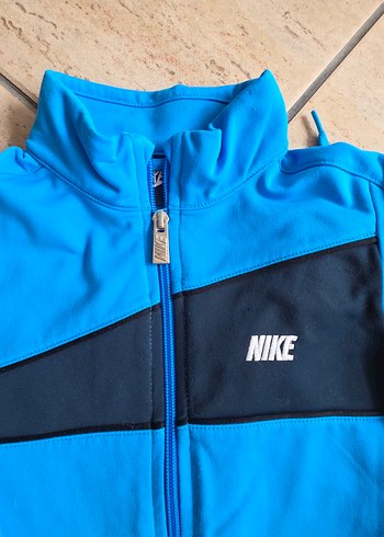 Nike Erkek Çocuk Mavi Siyah Eşofman Takımı - Görsel 3