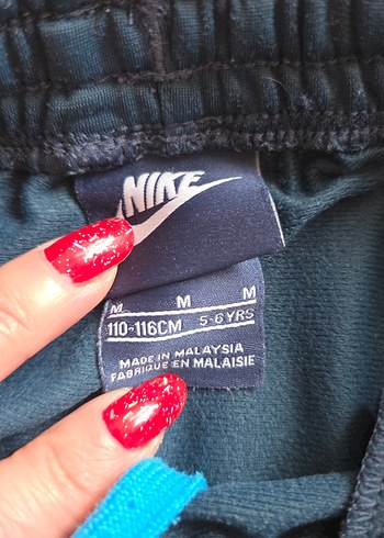 Nike Erkek Çocuk Mavi Siyah Eşofman Takımı - Görsel 10