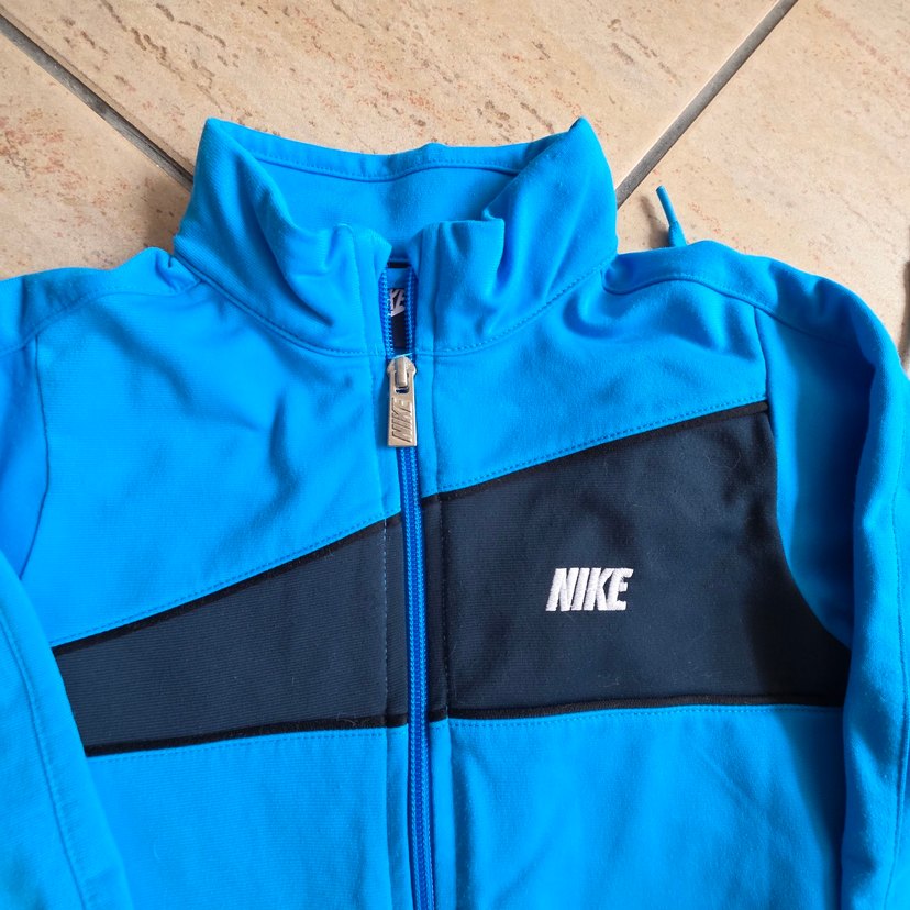 Nike Erkek Çocuk Mavi Siyah Eşofman Takımı - Görsel 3