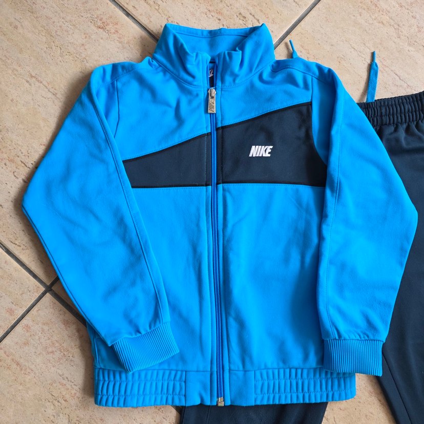 Nike Erkek Çocuk Mavi Siyah Eşofman Takımı - Görsel 2