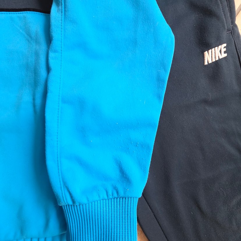 Nike Erkek Çocuk Mavi Siyah Eşofman Takımı - Görsel 4