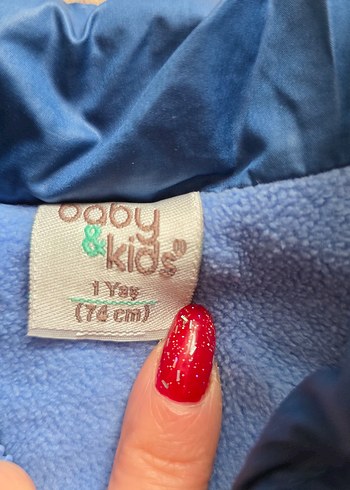 Erkek Çocuk Parlak Mavi Fermuarlı Yelek - Görsel 2