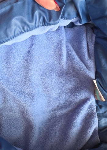 Erkek Çocuk Parlak Mavi Fermuarlı Yelek - Görsel 3