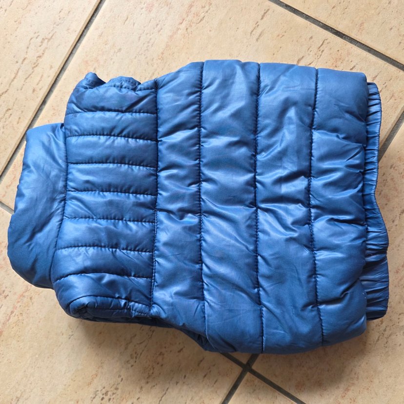 Erkek Çocuk Parlak Mavi Fermuarlı Yelek - Görsel 4