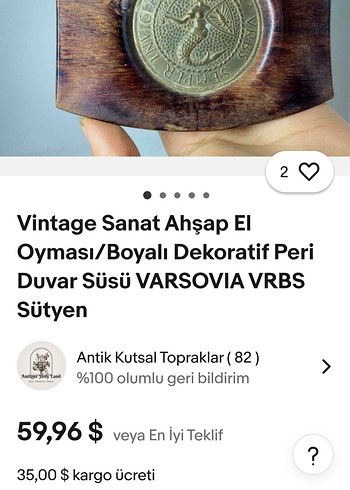 Armalı duvar süsü - Görsel 3