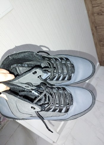 Gri Bağcıklı Erkek Spor Bot - Görsel 5