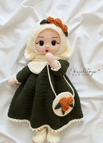 Amigurumi tesettürlü bebek