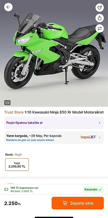 Kawasaki motor figür