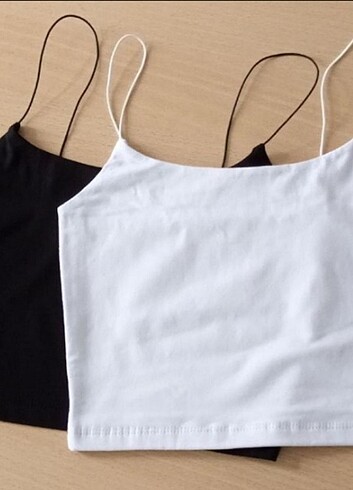 İkili İp Askılı Crop 