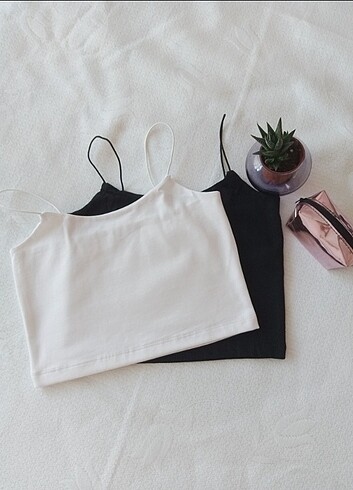 İkili İp Askılı Crop 