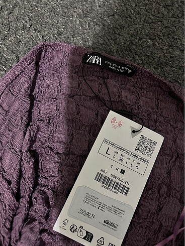 ZARA HALTER YAKA DOKUMALI BLUZ - Görsel 3