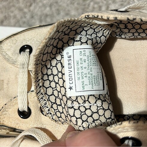 40 Beden ten rengi Renk Converse orijinal