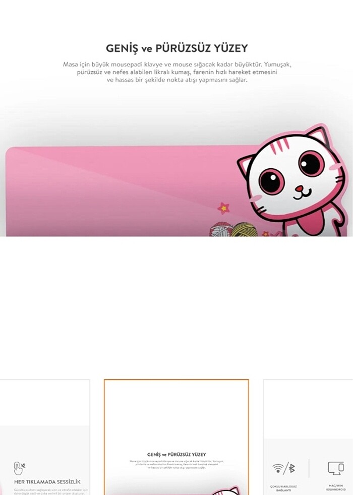 EVEREST KEDİ KLAVYE (SIFIR ) - Görsel 3