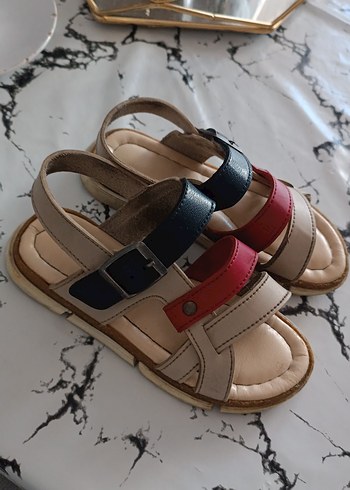 Tokalı Çok Renkli çocuk Sandalet