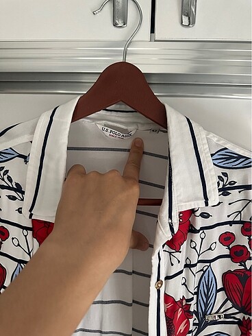 42 Beden beyaz Renk Us Polo assn gömlek