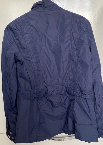 Düğmeli Lacivert Kadın Ceket - Görsel 5