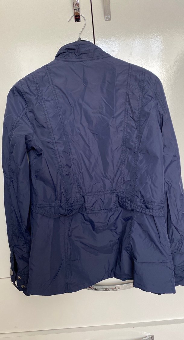 Düğmeli Lacivert Kadın Ceket - Görsel 5